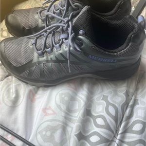Merrell Womens Siren Edge Q2 Hiking Shoes Gray J77530 Lace Up Waterproof Size 9
